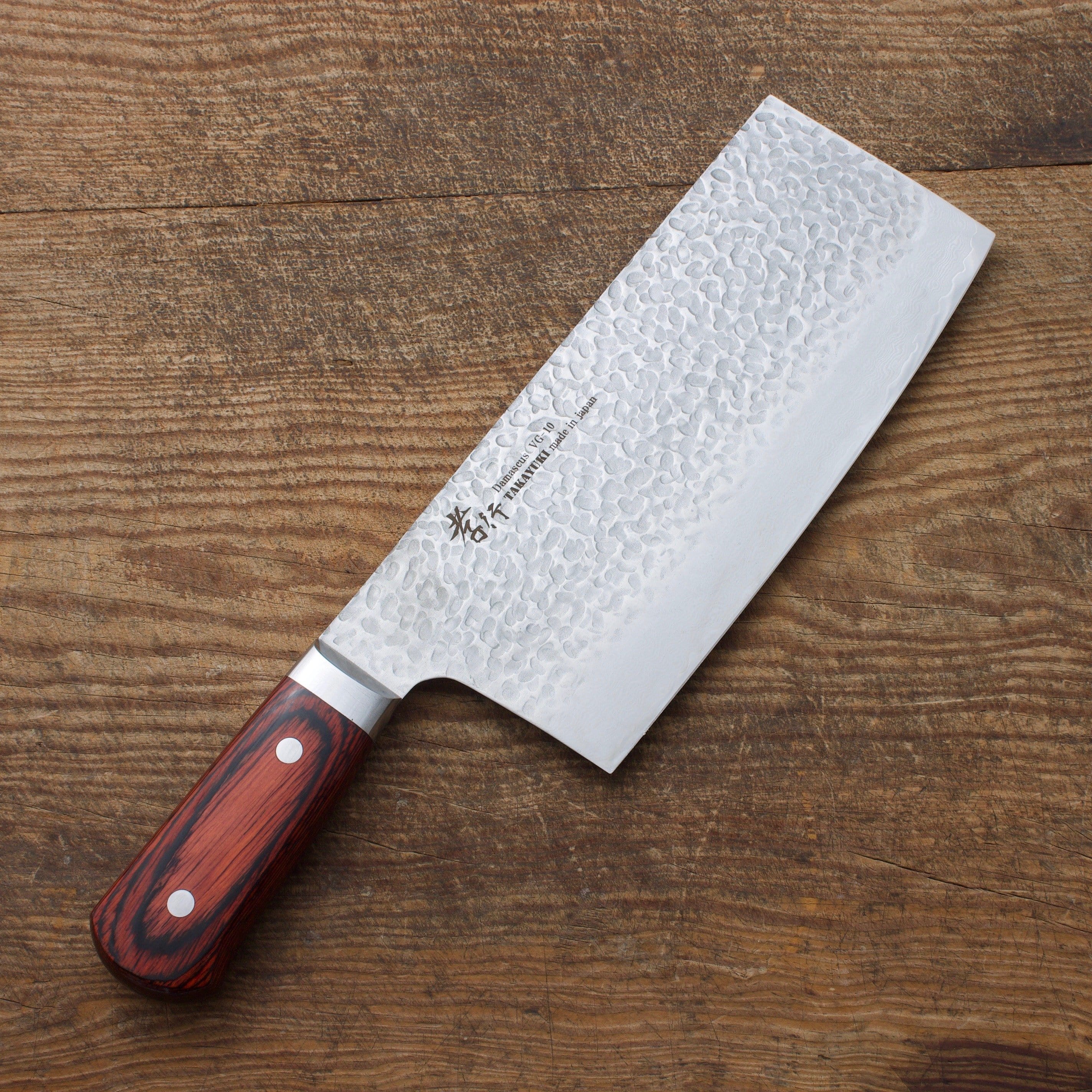 Sakai Takayuki 33 Layer Damascus Cleaver 195mm – Chubo Knives