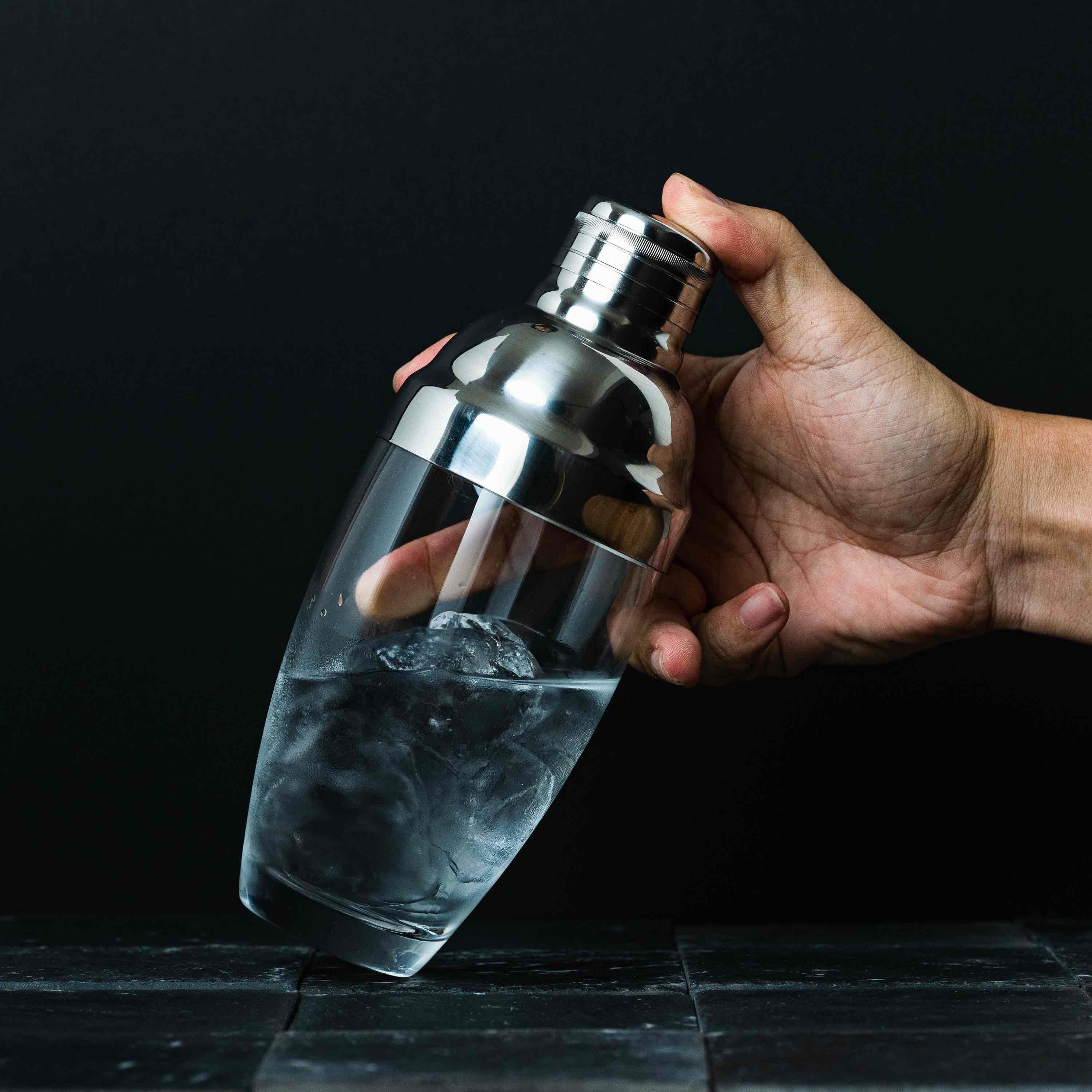 Glass Cocktail Shaker 500ml / 17 oz