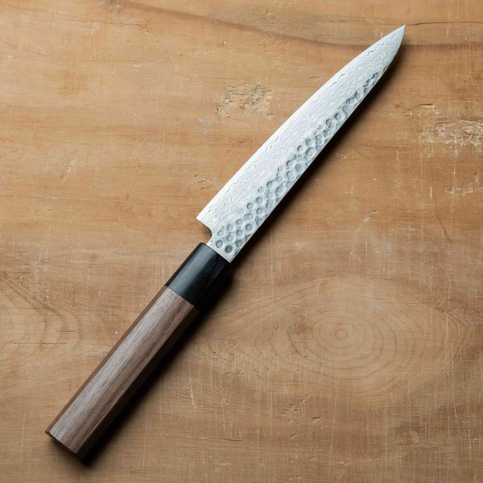 オールステンレス包丁 さやか（SAYAKA 3 Layers Damascus） Sakai Takayuki 45 Layer Damascus Three Piece Set – Chubo Knives