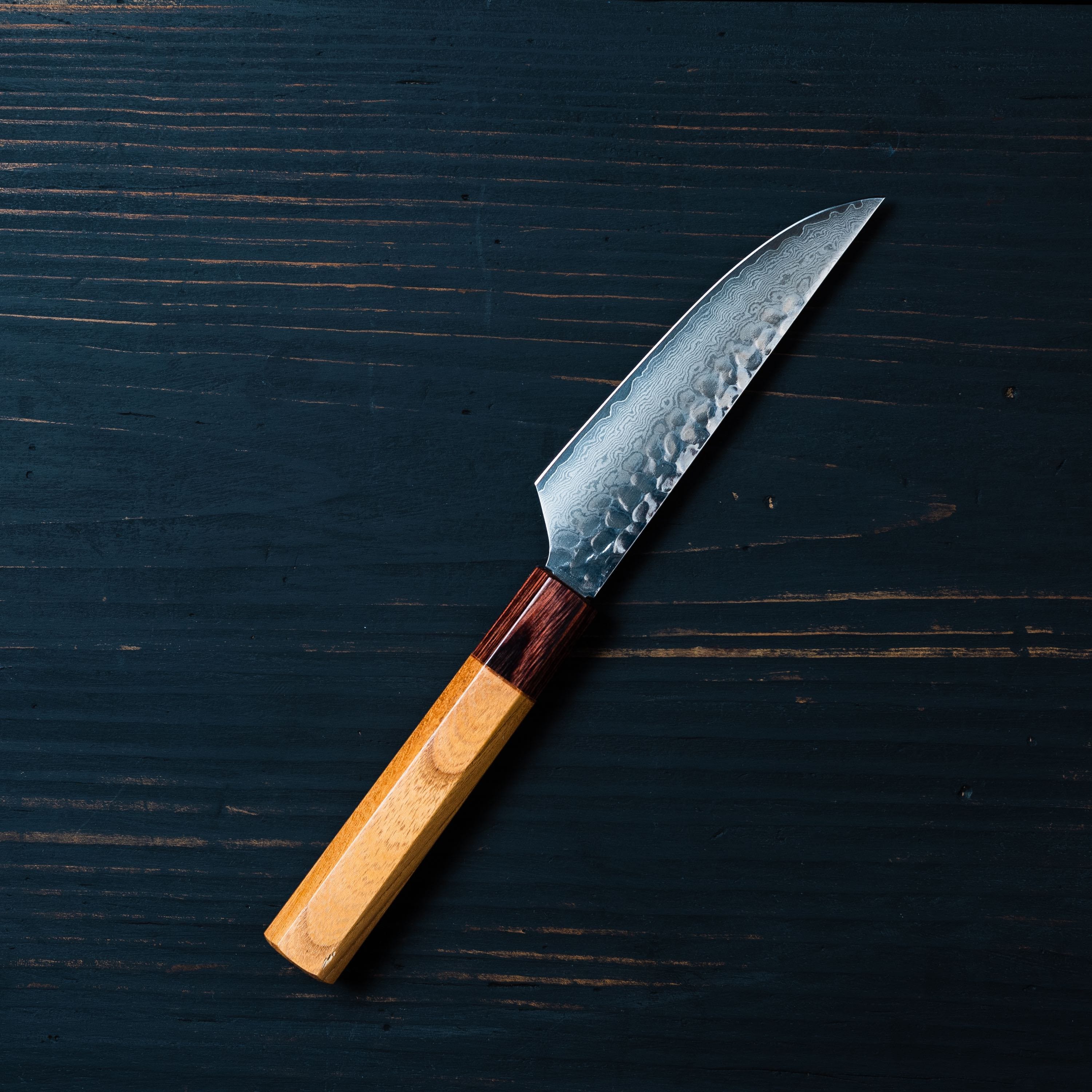 Sakai Takayuki 33-Layer VG10 Damascus Hammered WA Japanese Chef's Knife SET  (Gyuto210-Slicer-Nakiri-Honesuki180-Petty150-Steak Petty-Kengata Santoku)