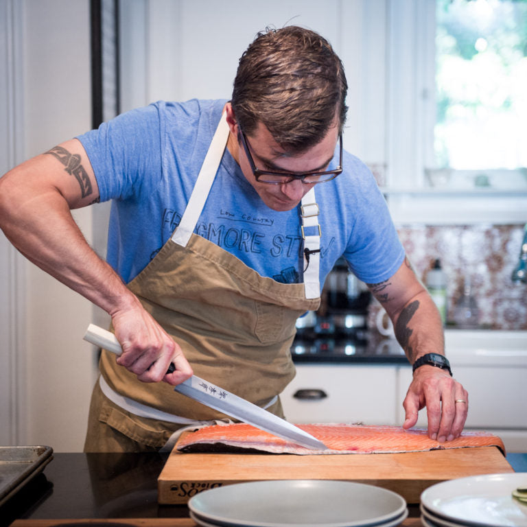 Knife Skills Series – Breaking Down a Salmon