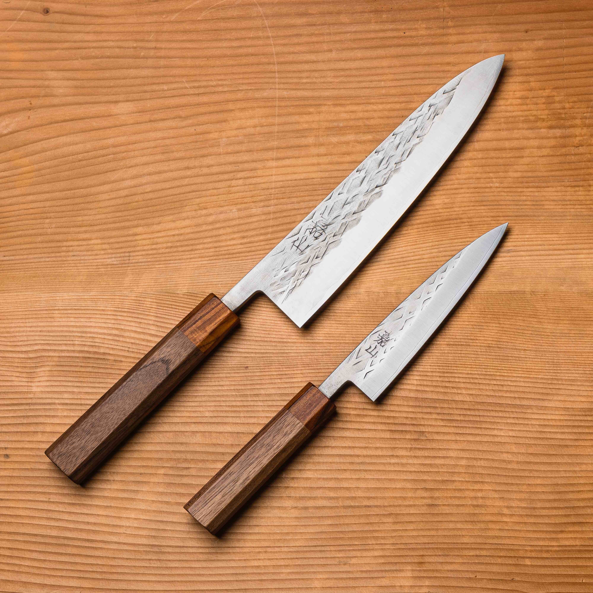 A Chef's Knife and Utility Knife