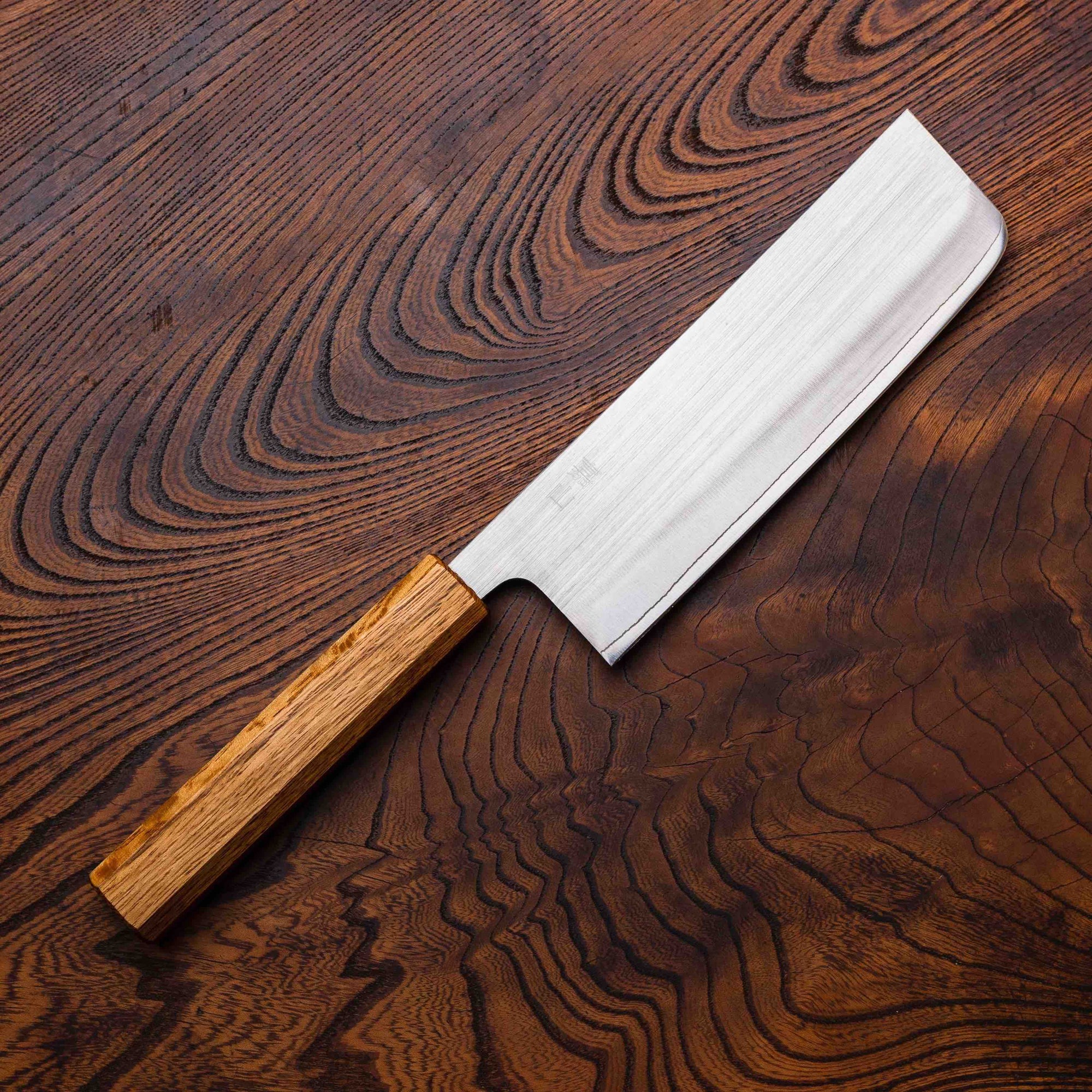 Kazan Japanese Nakiri Vegetable Knife from Chubo Knives