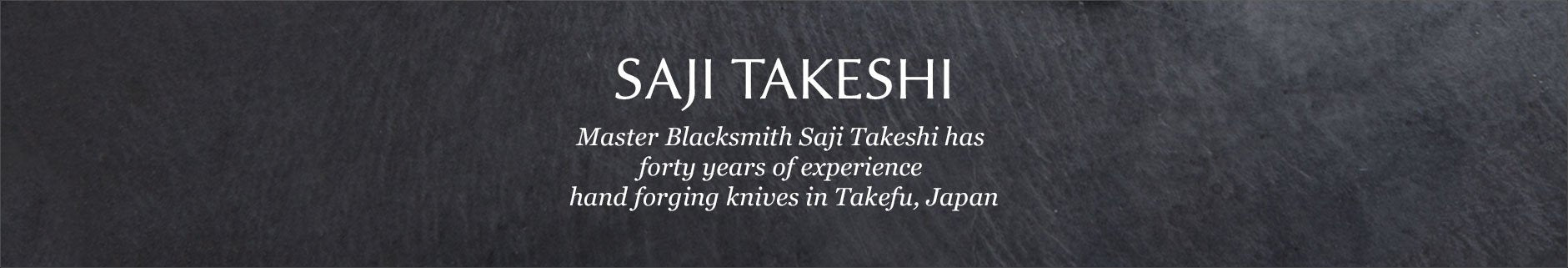 Takeshi Saji Knives