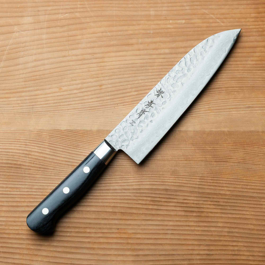 Sakai Takayuki 17 layer Damascus Santoku 180mm