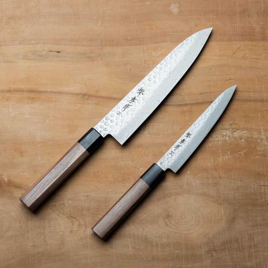 Sakai Takayuki 45 Layer Damascus Two Piece Gyutou Set