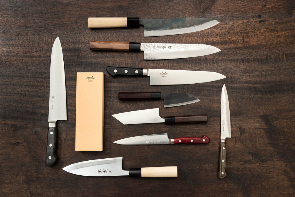 A collection of Japanese Knives