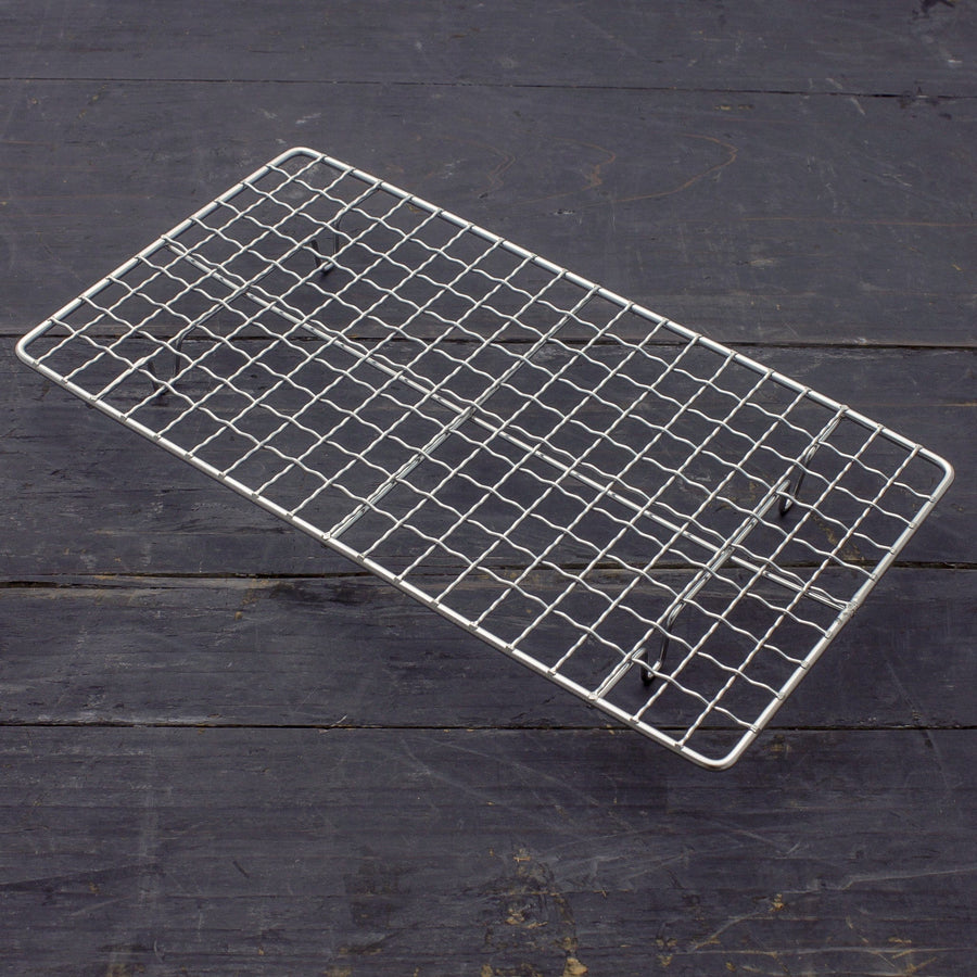 Black Rectagular Tabletop Konro - 24cm x 13cm x 11cm H (9.3