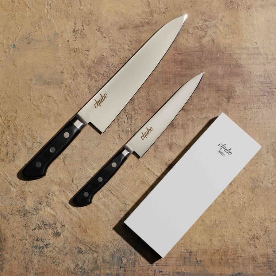 Chubo Inox Two Piece Set + Chubo Sharpening Stone