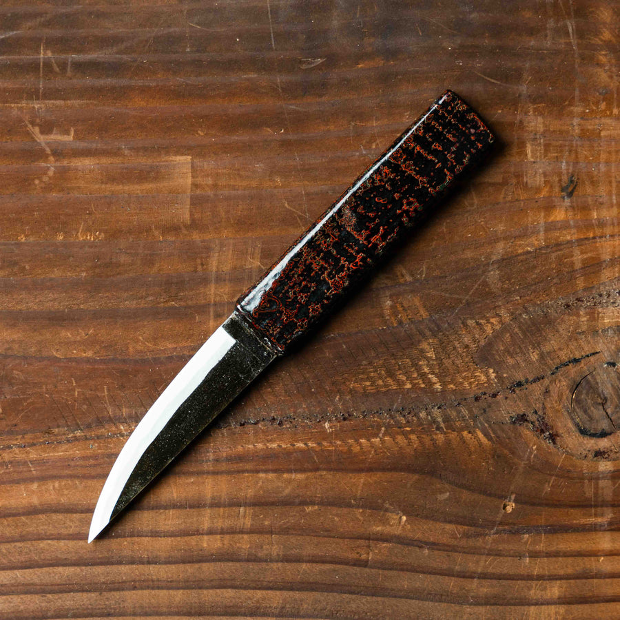 Takeda Stainless AS Kogatana with Brown Lacquer Handle