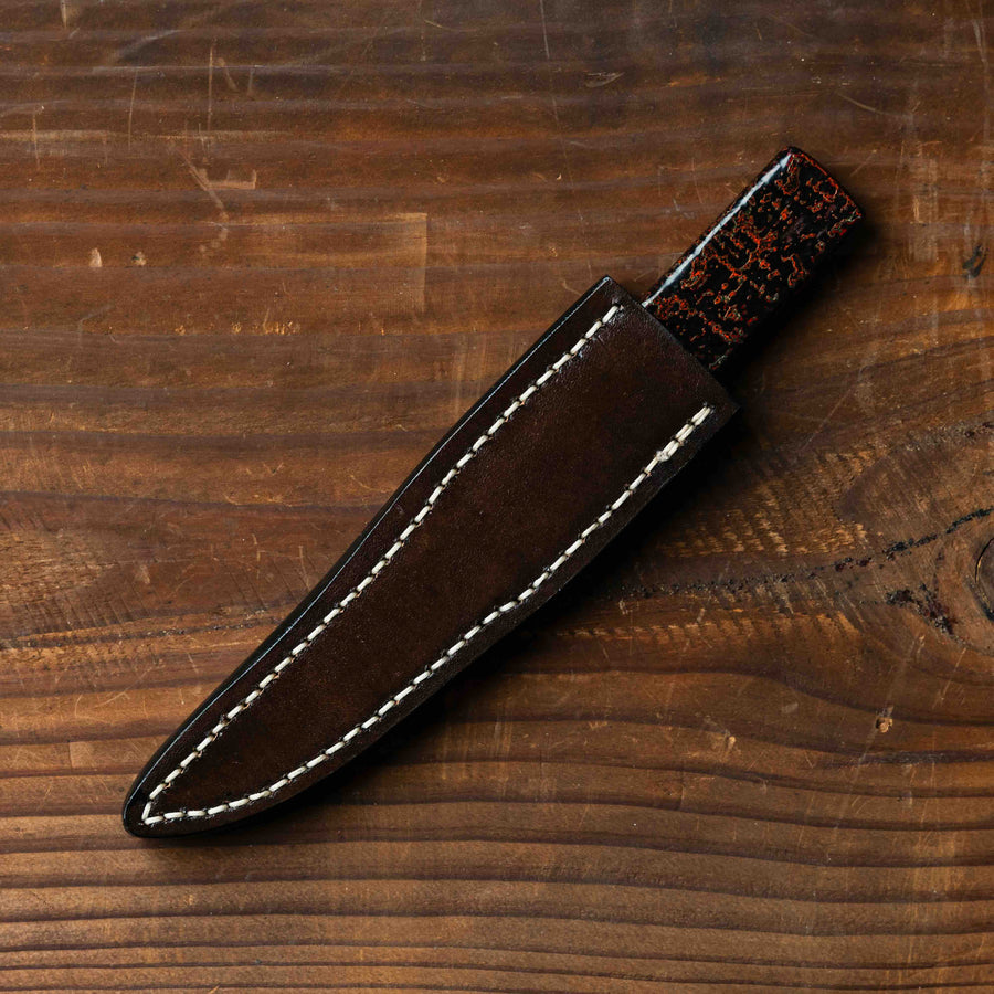 Takeda Stainless AS Kogatana with Brown Lacquer Handle