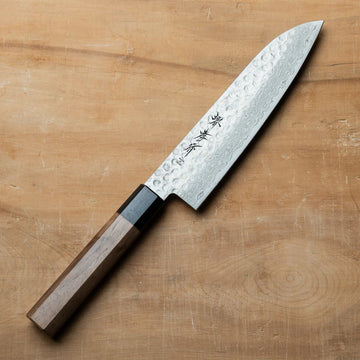 Sakai Takayuki 45 Layer Damascus Wa Santoku 180mm (7.1