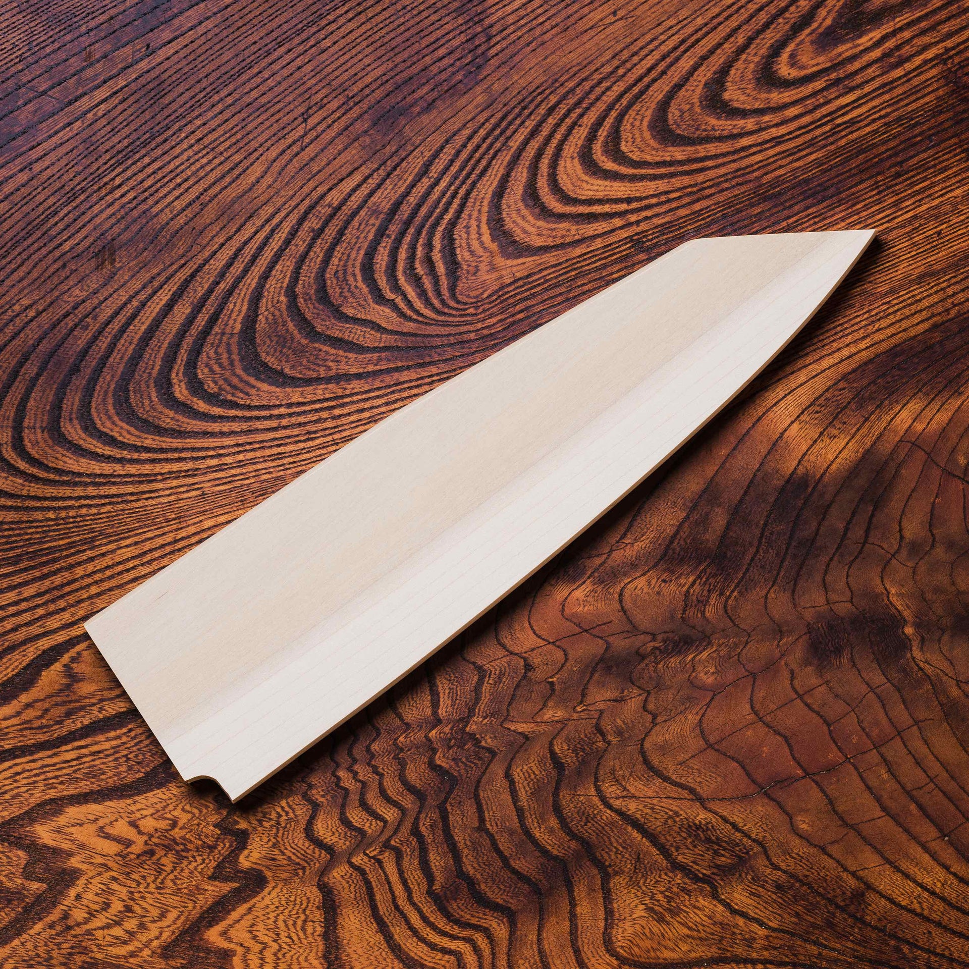 Fodero Saya In Legno Di Magnolia Per Coltello Sujihiki 240mm - Protezione Lama, Made In Japan, Spilla Inclusa (Yoshiro)