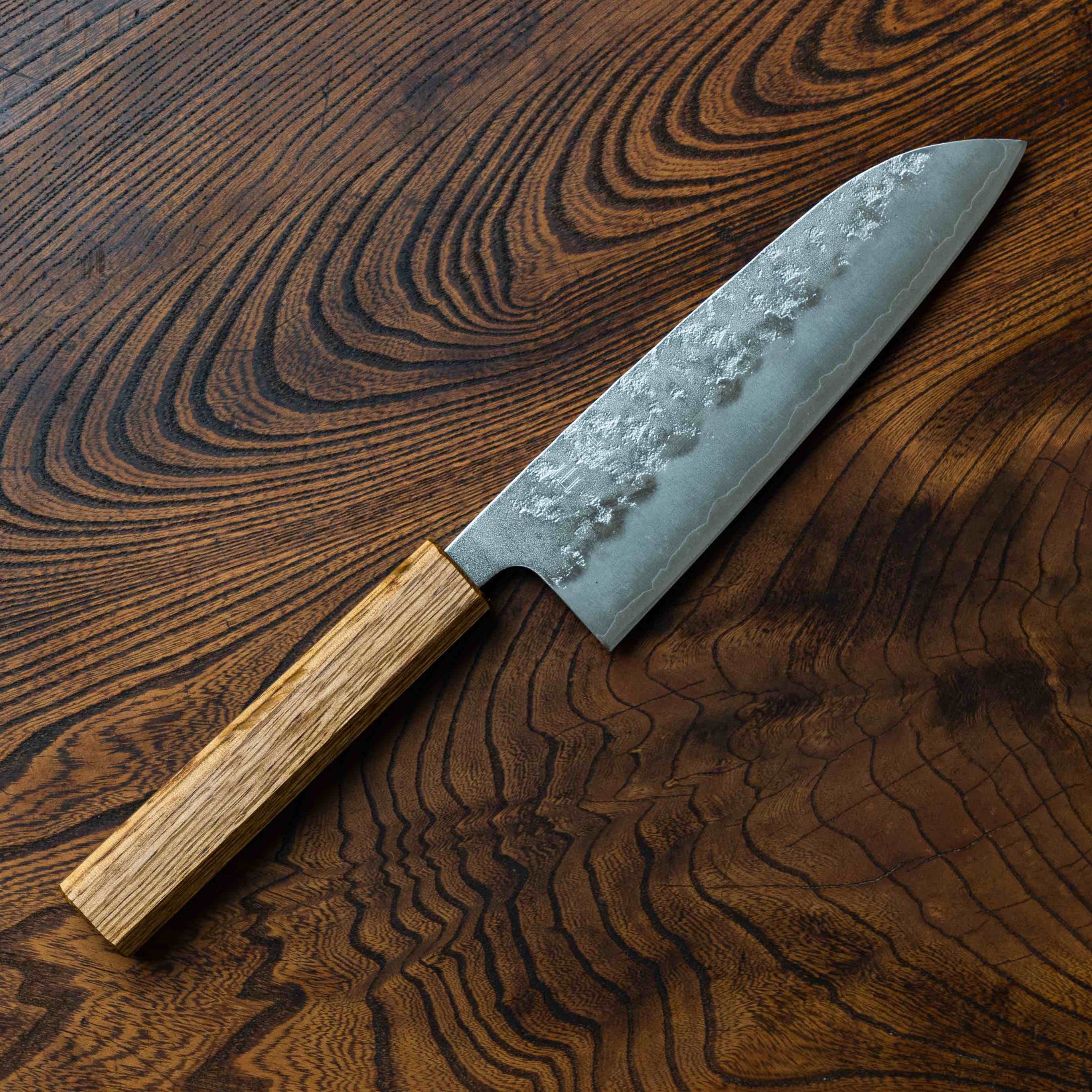 Kazan Ginsan Nashiji Santoku 170mm (6.7