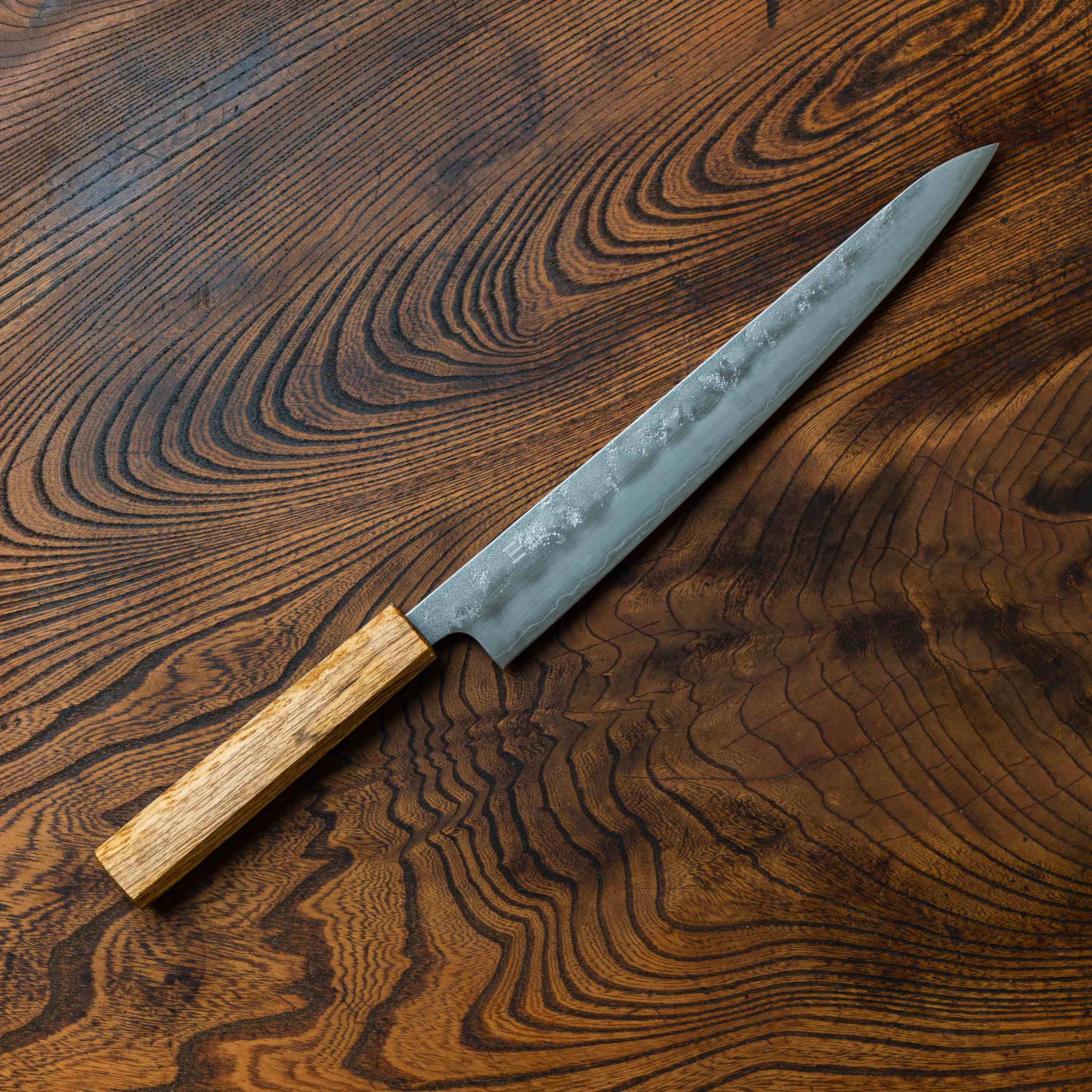 Kazan Ginsan Nashiji Sujihiki 240mm (9.4