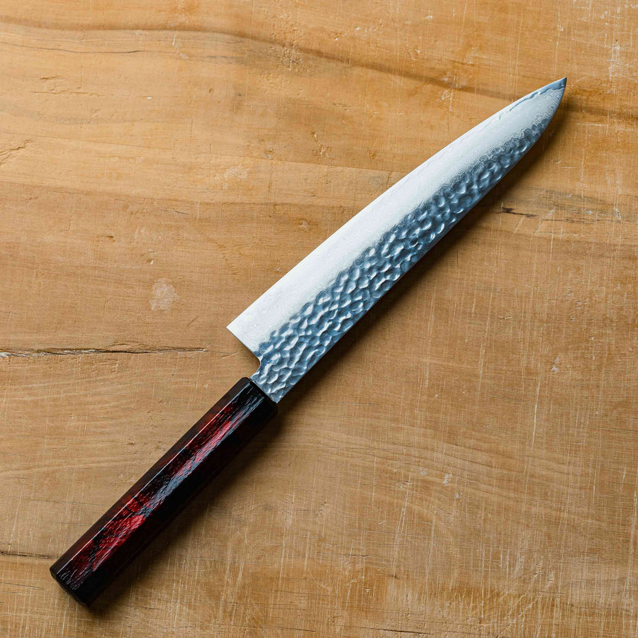 Sakai Takayuki 33-Layer VG10 Damascus Hammered WA Japanese Chef's