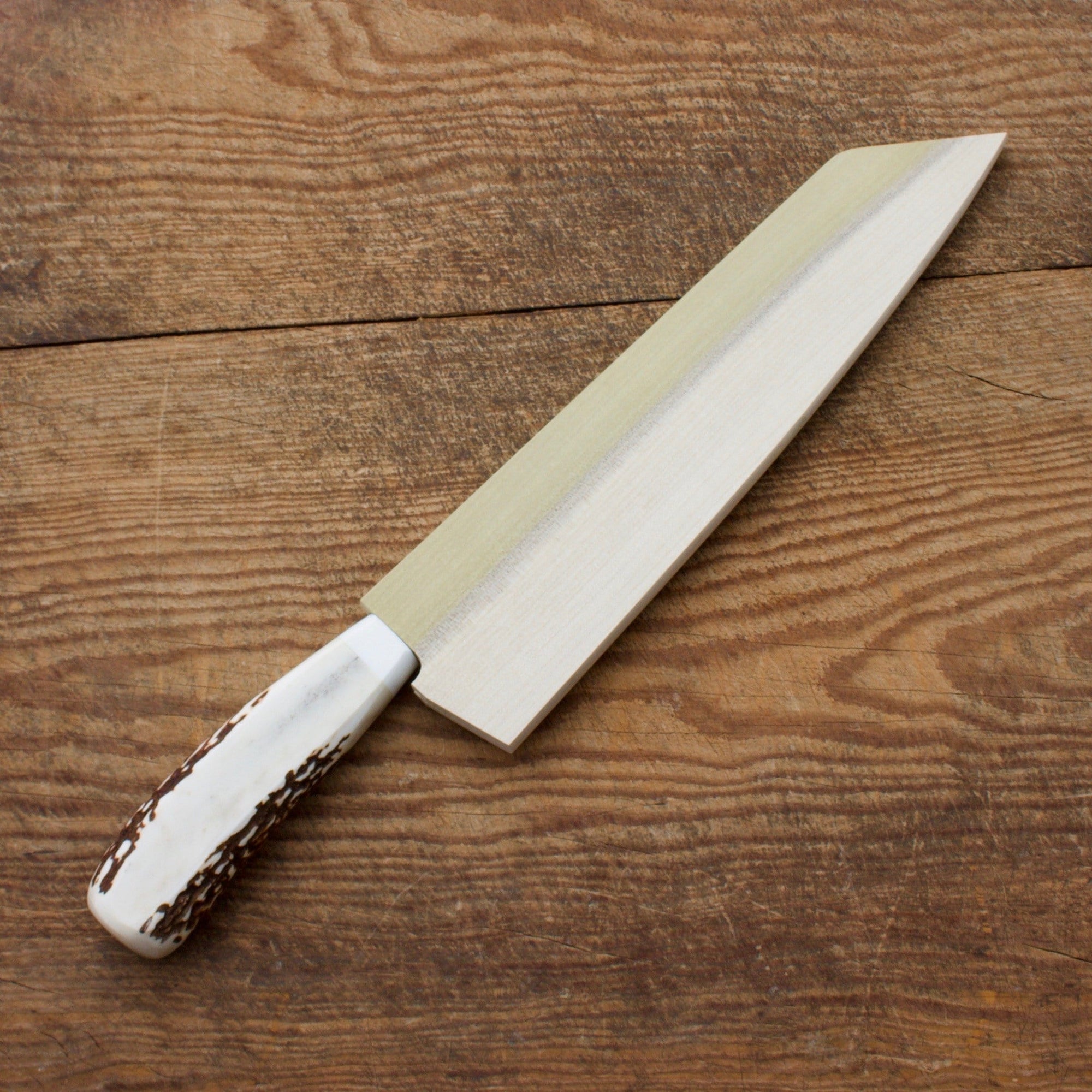 Sakai Takayuki Stag Sugihara Damascus Kengata Gyutou 190mm