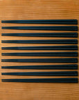 Black chopsticks - 10 pair pack