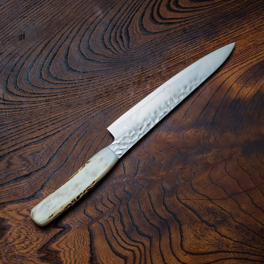 Sakai Takayuki Stag Sugihara Damascus Petty 150mm (5.9